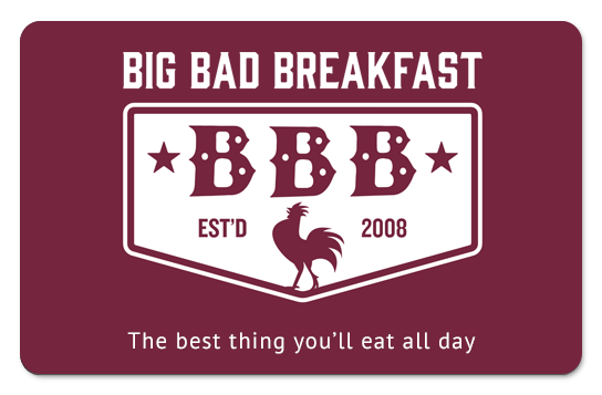 Big Bad Breakfast gifts cards